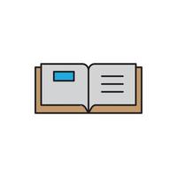 book vector for website symbol icon presentation