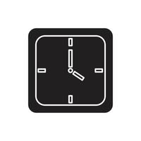 vector de reloj de tiempo para presentación de icono de símbolo de sitio web