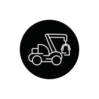 forklift log vector for website symbol icon presentation