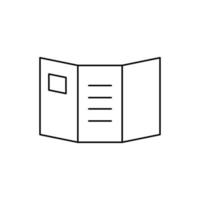 book vector for website symbol icon presentation