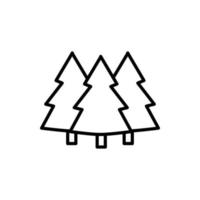 Forest vector for website symbol icon presentation