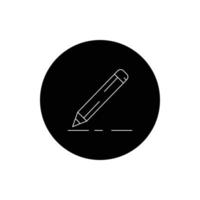 pencil vector for website symbol icon presentation