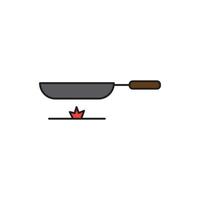 vector de utensilios de cocina para la presentación del icono del símbolo del sitio web