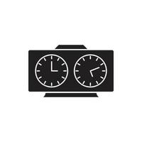 vector de reloj de tiempo para presentación de icono de símbolo de sitio web