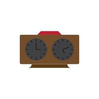 vector de reloj de tiempo para presentación de icono de símbolo de sitio web