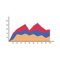 Graph Chart vector for website symbol icon presentation