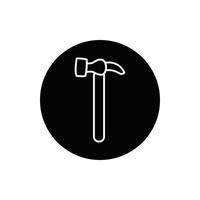 hammer vector for website symbol icon presentation