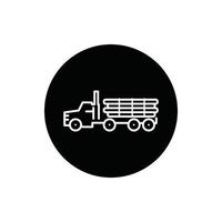 truck log vector for website symbol icon presentation