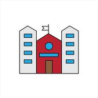 school building vector for website symbol icon presentation