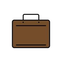 vector de maleta para presentación de icono de símbolo de sitio web