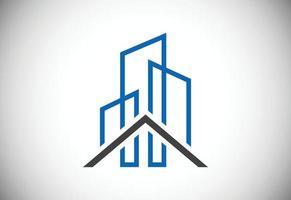 logotipo inmobiliario, logotipo de la casa, símbolo del logotipo de la casa vector