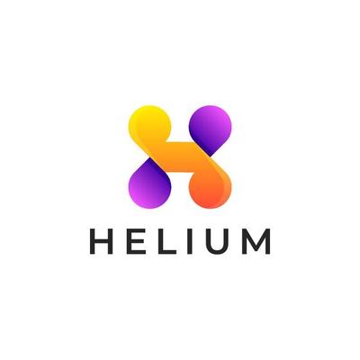 Initial Letter H 3D gradient colorful Logo, Initial Letter Logo For Your Company Name, Alphabet Logo Template Ready For Use, Modern Initial Logo