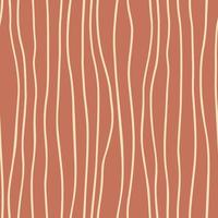 Seamless pattern with curvy stripes in waves on red brown background. For digital paper and textiles. vector