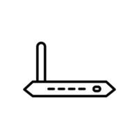 Illustration Vector graphic of router icon