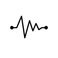 Illustration Vector graphic of heart pulse icon