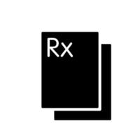 Illustration Vector graphic of Rx icon