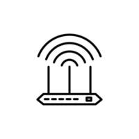 Illustration Vector graphic of router icon