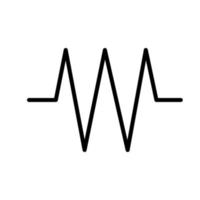 Illustration Vector graphic of heart pulse icon