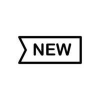 Illustration Vector graphic of new label icon