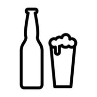 ilustración vectorial gráfico del icono de la cerveza vector