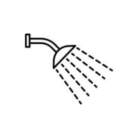 Illustration Vector graphic of shower icon