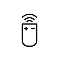 Illustration Vector graphic of remote control icon