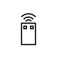 Illustration Vector graphic of remote control icon