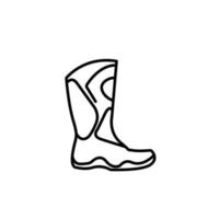 Illustration Vector graphic of boot icon