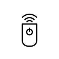 Illustration Vector graphic of remote control icon