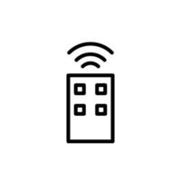 Illustration Vector graphic of remote control icon