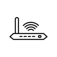 Illustration Vector graphic of router icon