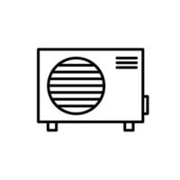 Illustration Vector Graphic of Air Conditioner icon template