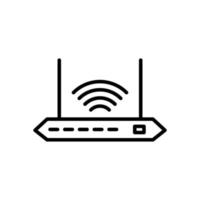 Illustration Vector graphic of router icon