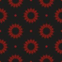 Chinese black and red abstract seamless vector background. Wallpaper in a vintage style template.