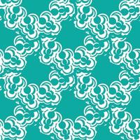 Oriental seamless vector background. Wallpaper in a baroque style pattern. Baby blue floral element. Ornament for wallpaper, fabric, packaging and paper. Simple style, vector illustration.