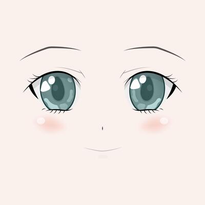 premium vector l drawing cute anime eyes. illustraion design. royalty free.  15805508 Vector Art at Vecteezy