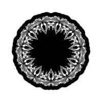 Mandala Ornaments in the shape of a flower. Good for menus, prints and postcards. illustration vector