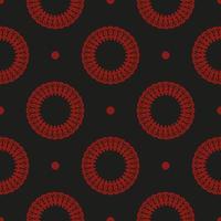 Chinese black and red abstract seamless vector background. Wallpaper in a vintage style template. Graphic ornament for wallpaper, fabric, wrapping, packaging. Simple style, vector illustration.