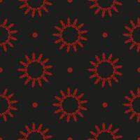 Chinese black and red abstract seamless vector background. Wallpaper in a vintage style template.