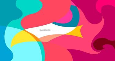 Colorful abstract liquid and fluid background for banner vector