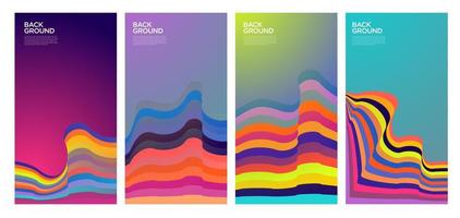 Abstract colorful summer background vector