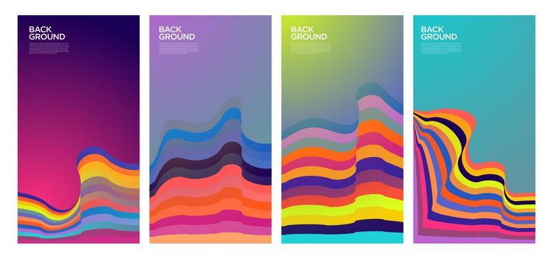 Abstract colorful summer background vector