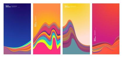 Abstract colorful summer background vector