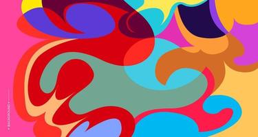 Colorful abstract liquid and fluid background for banner vector