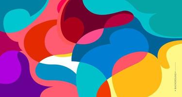 Colorful abstract liquid and fluid background for banner vector