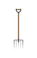 Garden pitchfork icon, cartoon style. Illustration of Garden tools. Sketch style. vector