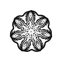 Mandalas for coloring book. Decorative round ornaments. Unusual flower shape. vector