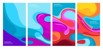 Abstract colorful summer background vector