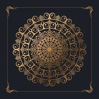 Mandala Background, Islamic Mandala Template vector