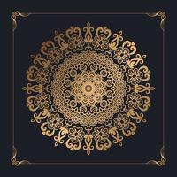 Mandala Background, Islamic Mandala Template vector
